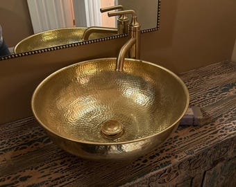 Custom Brass Bathroom Sink