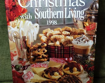 Christmas with Southern Living 1998 Oxmoor House Cookbook - Holiday Book - Trimmings - Gifts - Home - Suppers "She's cooking with gas now!"