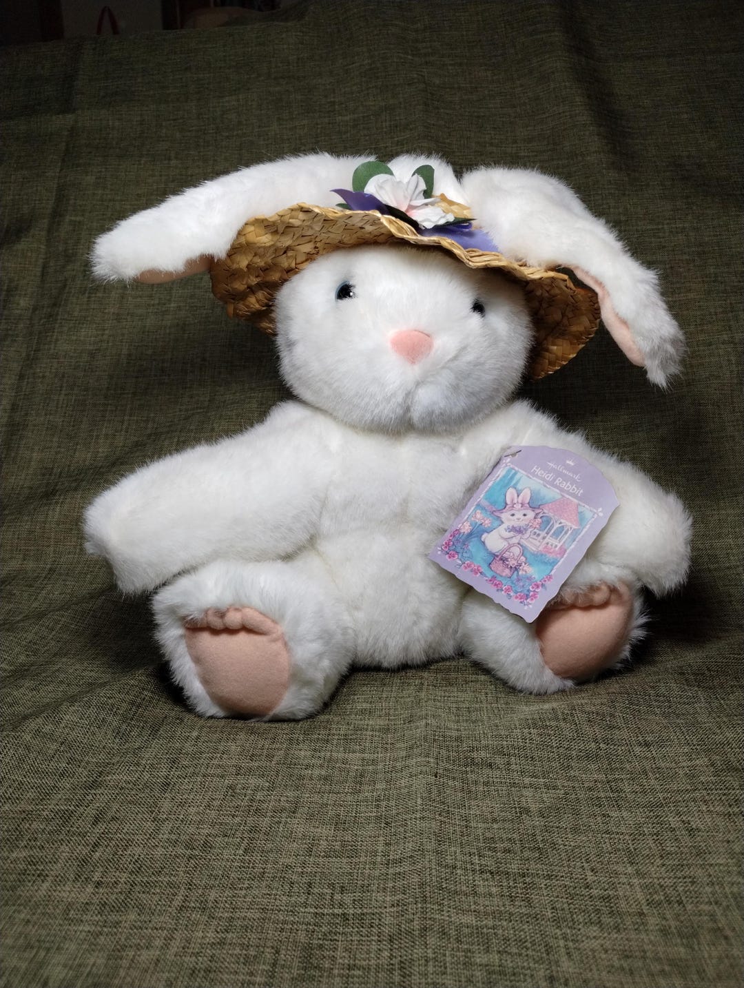 Heidi Rabbit Hallmark Heidi Rabbit Retired Plush Stuffie Collectible New With Tags ...