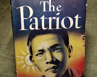 1946 Pearl S Buck The Patriot Hardcover Book with Dust Jacket World Publishing Company Tower Books Vintage Fiction Novel Mid Century Decor