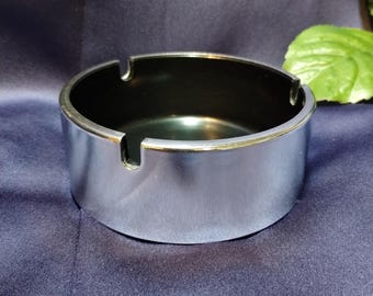 Vintage Isamu Kenmochi Ashtray – Chrome Melamine Mid Century Japanese Design