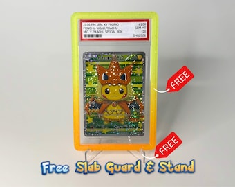 2016 Mega Charizard Y Poncho Pikachu Promo Proxy | Pokimon Display Card | Graded Proxy | PSA Case