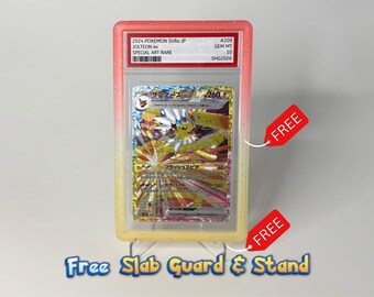 2024 Jolteon Prismatic Evolutions Proxy | Pokimon Display Card | Graded Proxy | Jpn | PSA Case