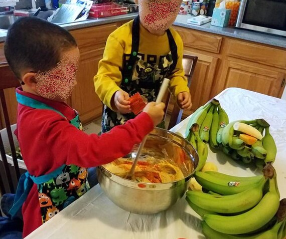 USA handmade kid cooking garden crafts art Child Pirate Apron youth