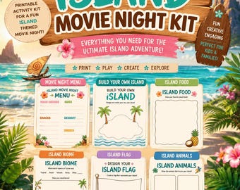 Kit de actividades para una noche de cine inspirada en Moana