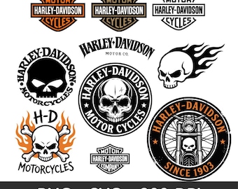 Harley Davidson svg | Harley Davidson png logo bundle