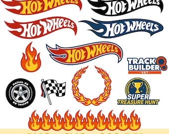 Hot Wheels, png-bestand | Feestdecor met Hot Wheels-logo en taarttopper | hotwheels