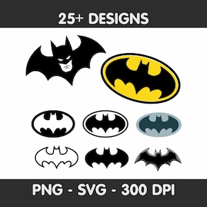 Batman svg png | Bat man superhero logo concept design | Batman png clipart files | minimal svg files