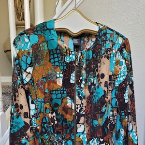 Vintage RQT women's Jacket top size L PETITE  Great Pre-owned Condition