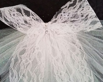 BootyVeils 14.99/Free SHIPPING/ SALE /mini booty veils/Great for Bride or Birthday Batch/Any ocassion/Clips on to Bikini,shorts,skirt, jeans
