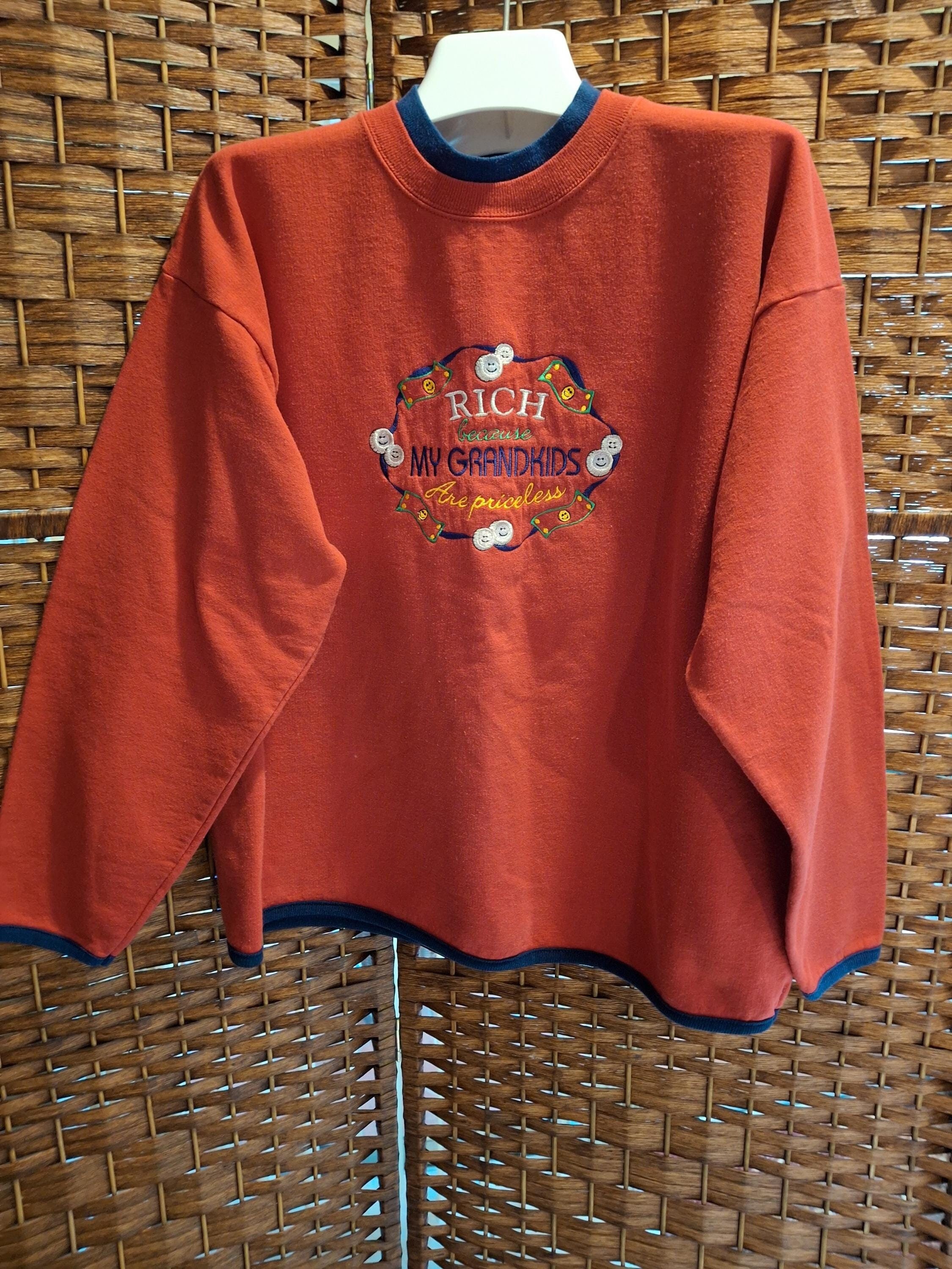 Vintage M & C sportswear grand-mère broderie feuille d'érable Vintage M & C sportswear grand-mère broderie feuille d'érable