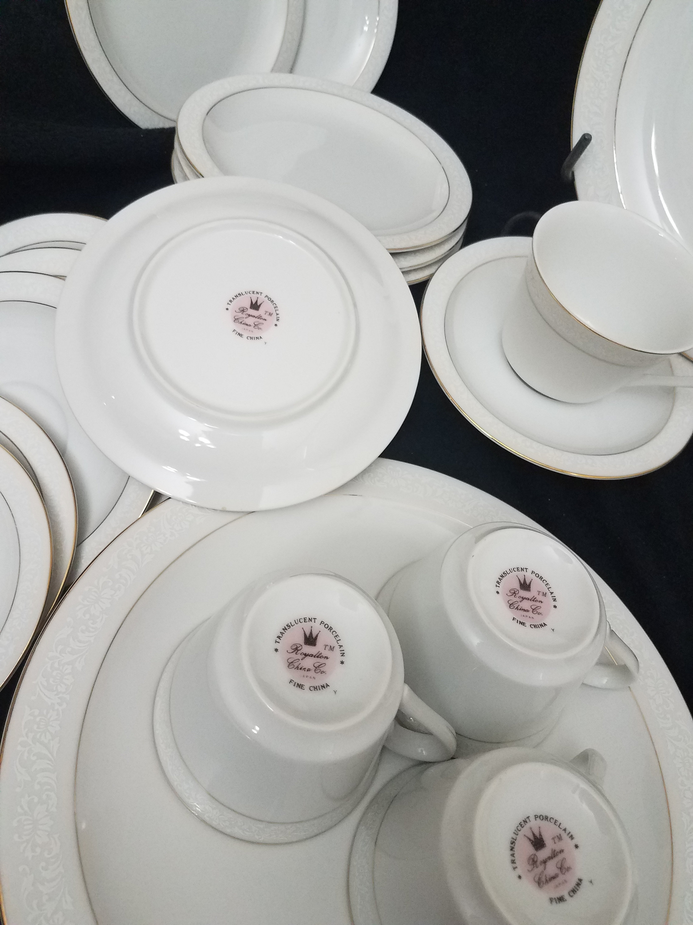 ENVIO GRATUITO Vintage Royalton China Porcelana Translúcida | Etsy