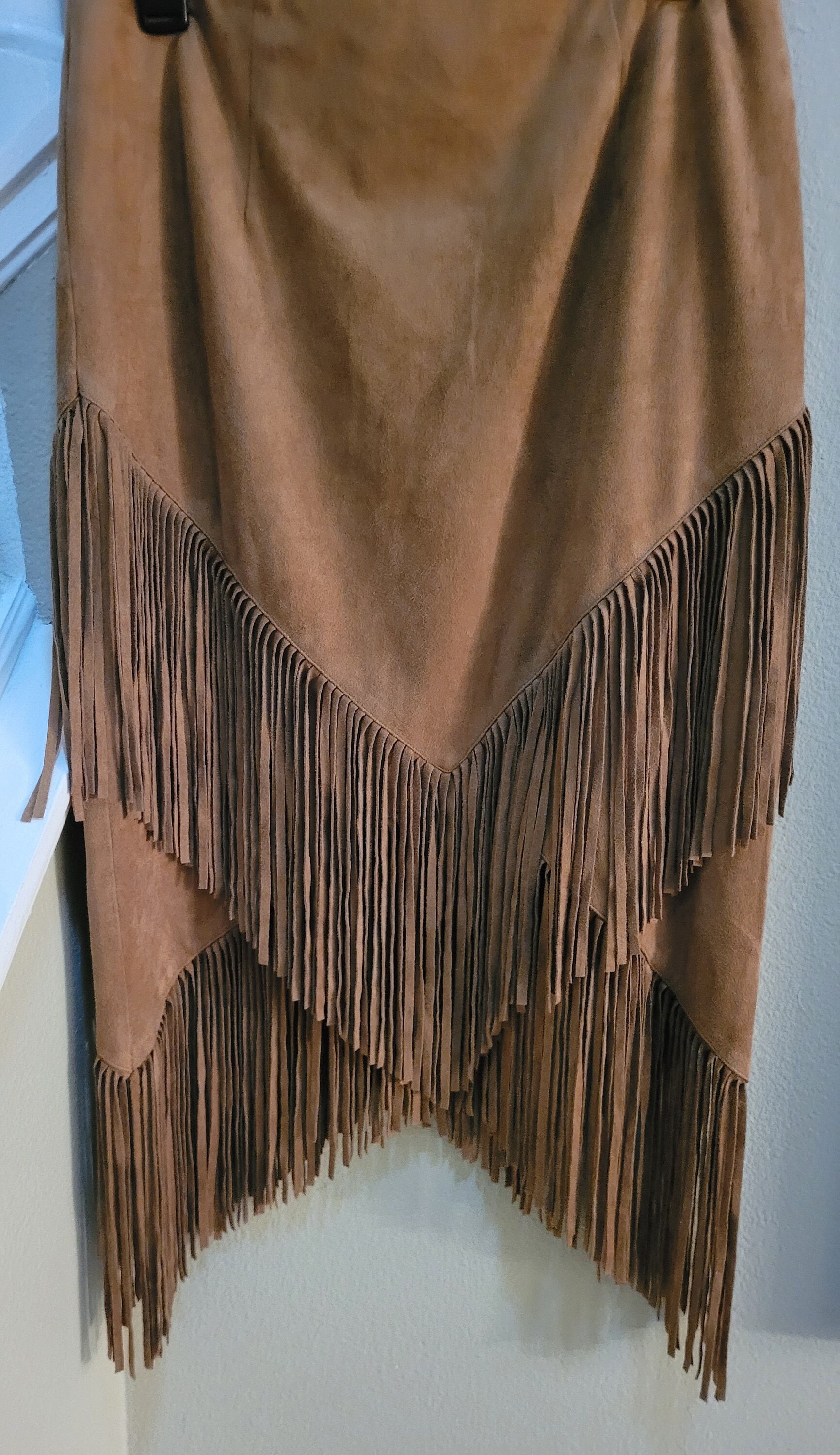 Chicos faux suede skirt outlet