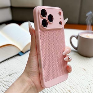 Stötsäkert kylande iPhone-skal med kameraskydd för iPhone 17 Pro Max