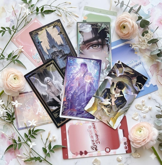 Love and Deepspace Sylus | Caleb |Xavier | Zayne | Rafayel Photocards | Fanmade Anime Collectible Merch