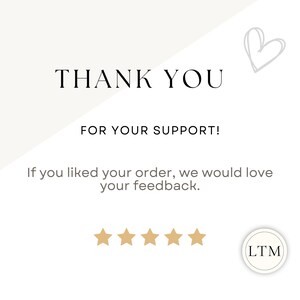 thank you for your purchase printable planner shop, customer appreciation page, small business digital download branding