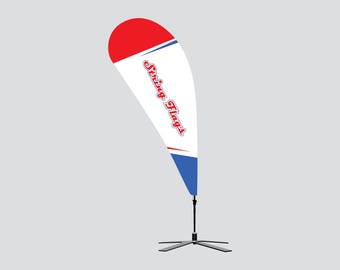 Small Tear drop Flag Kit