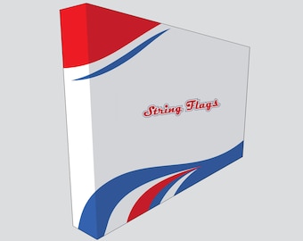 Promotional Pop Up Booth Fabric Media Wall 8x10