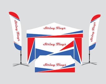 Custom Printed Pop Up Tent Package C 10x10