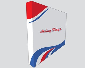 Promotional Pop Up Booth Fabric Media Wall 8x8
