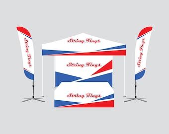 Custom Printed Pop Up Tent Package A 10x10