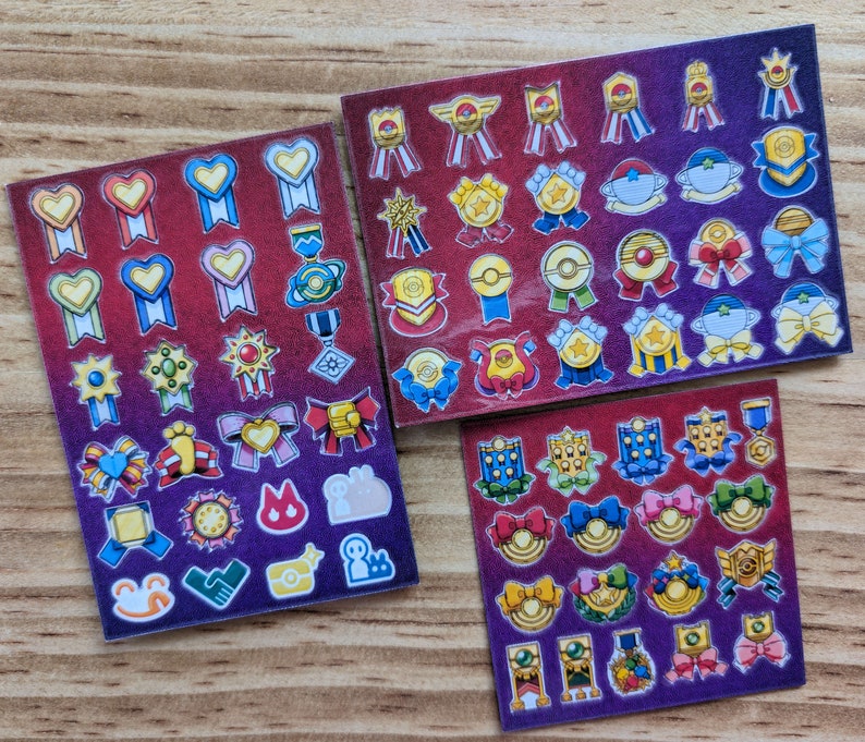 Pokémon Ribbons and Marks Sticker/Magnet Sheets image 3