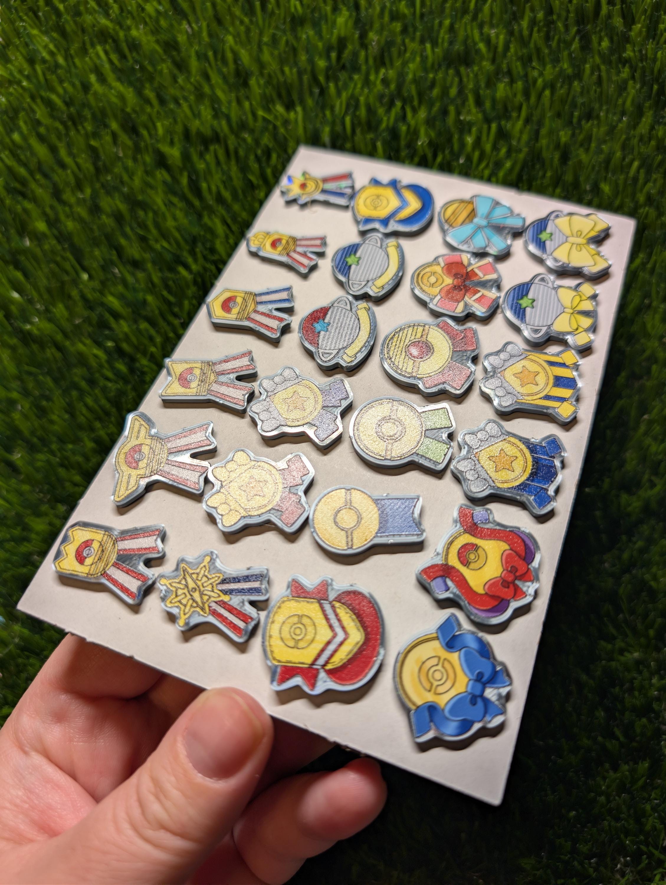 Pokémon Ribbons and Mark Pin Sets - Etsy