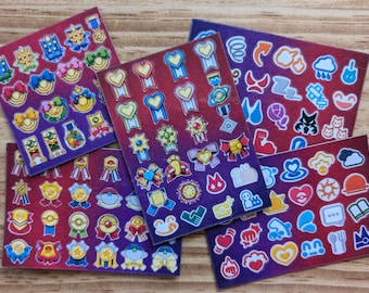 Pokémon Ribbons and Marks Sticker/Magnet Sheets