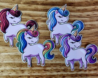 Gracefully Prancing Unicorn 3" vinyl sticker