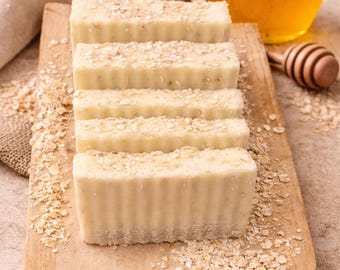 Savon fait main miel & avoine