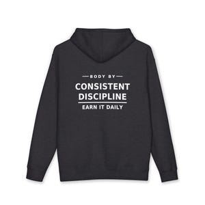 Body by Consistent Discipline Hoodie | Motivational Fitness Sweatshirt