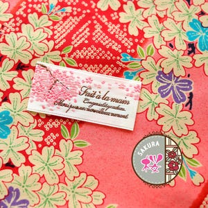 Sakura Labels for Handmade Products　1 Set of 20 Pieces