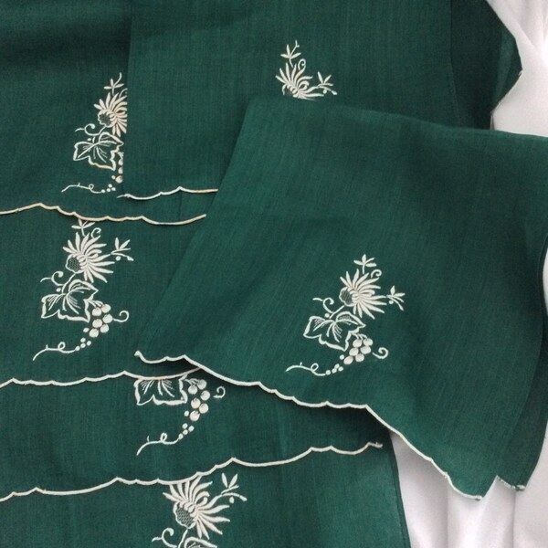 Hunter Green Kitchen Towels Etsy