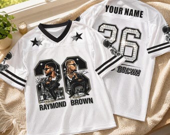 Team Breezy Jersey, Chris Brown Shirt, The R&B Tour Concert Outfit, Custom Name Number Jersey