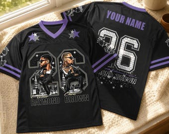 Custom Name Number Jersey, Team Breezy Jersey, Chris Brown Shirt, The R&B Tour Concert Outfit