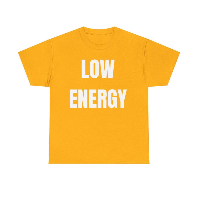 Low Energy Shirt, Sarcastic Introvert Burnout Humor Tee image 8