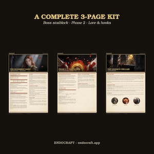 The Bloomrot Saint | D&D 5e Boss Encounter Kit — Homebrew Statblock, VTT Tokens, Lore + Cinematic Art, Fallen Celestial Miniboss image 3