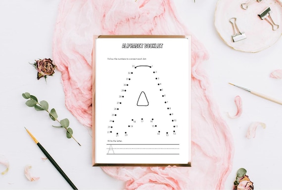 A to Z Tracing Letters Printable | Alphabet Writing Practice | Preschool Learning Worksheets | Homeschool Activity