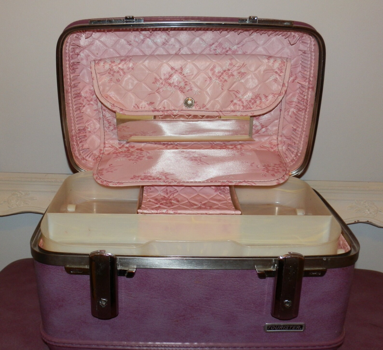 Vintage american tourister purple luggage set Etsy
