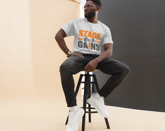 Fitness Developer Shirt - Stack the Gains Gym Motivation Tee
