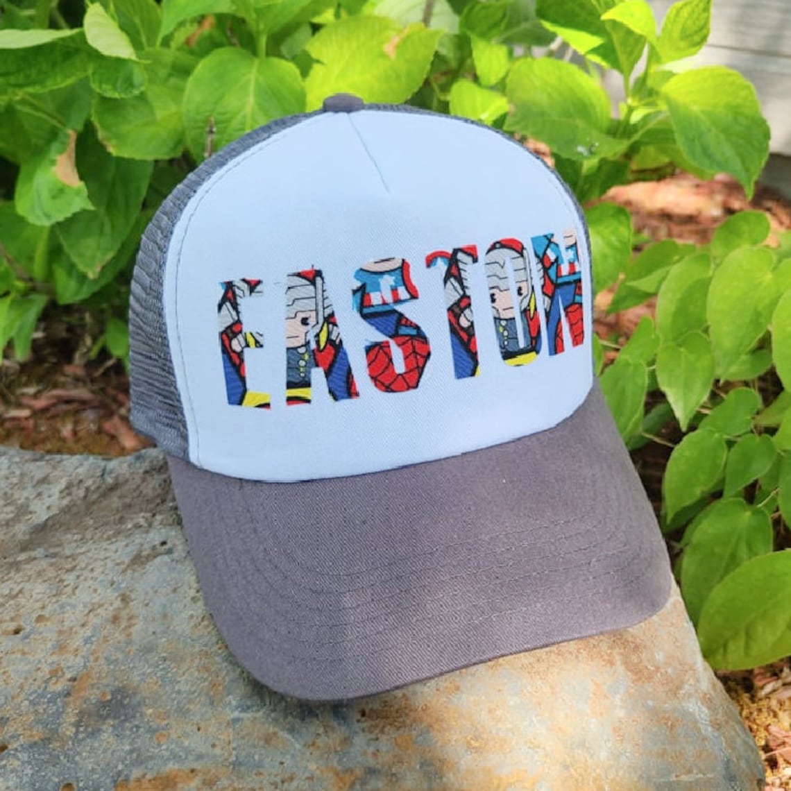 Custom Name Hat Word Hat trucker Hat Free Shipping Kids Etsy UK