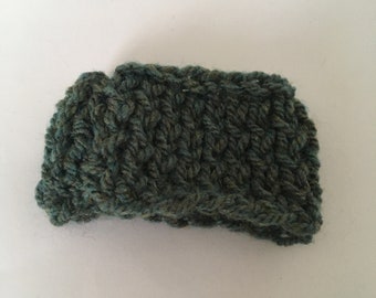 SCARF RING: Orchard Green 6.5 cm by 4 cm