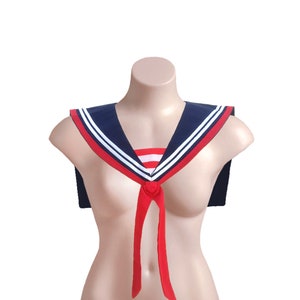 Steve Stranger Things 3 Sailor Soops Ahoi Cosplay Sailor Kragen Fuku / Seifuku Japanische Schuluniform Instant Kostüm DIY