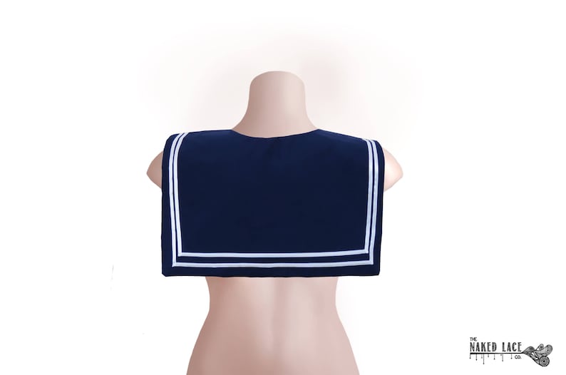 Sailor Collar and Bow Instant Cosplay Set Costume Adult Fuku / Seifuku 制服 image 6