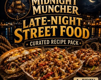 Late Night Street Food Recipes Digital Curated Recipe Pack