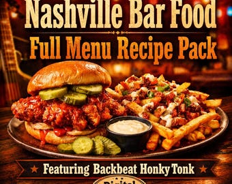 Pełny pakiet przepisów na dania barowe z Nashville | Backbeat Honky Tonk