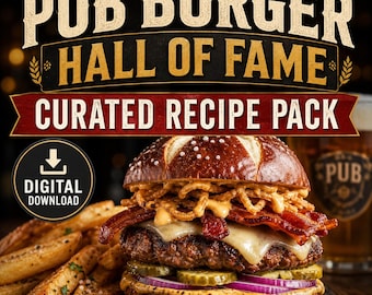 Pub Burger Hall of Fame, Pakiet starannie dobranych przepisów na burgery, Pobieranie cyfrowe
