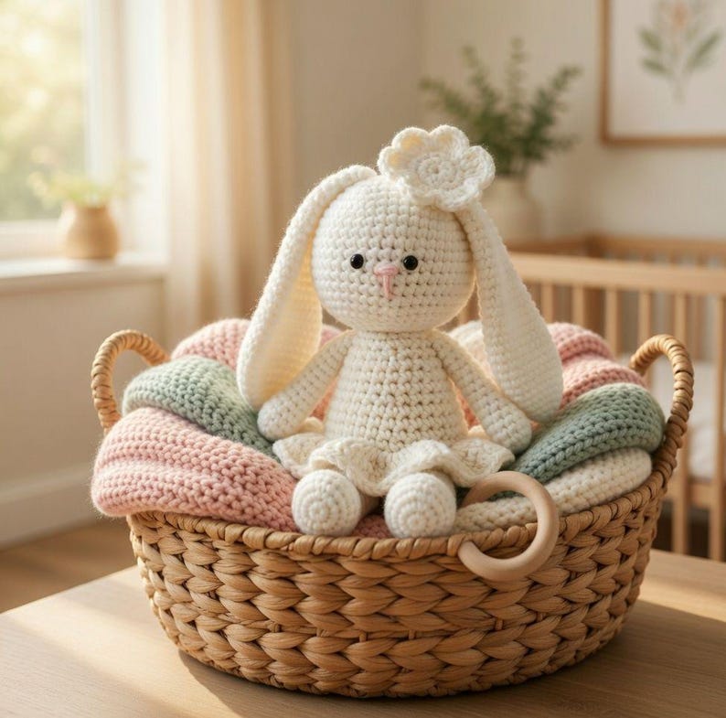 Crochet Bunny Pattern PDF | Amigurumi Bunny Plush Toy | Easy Beginner ...