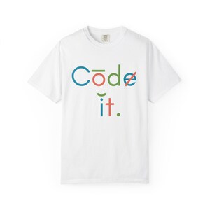 Reading Specialist T-shirt | Dyslexia Therapist Literacy Tee "Code it."