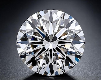 3 Carat Round Lab Grown Diamond, D Color VVS1 Clarity, Engagement Ring Stone